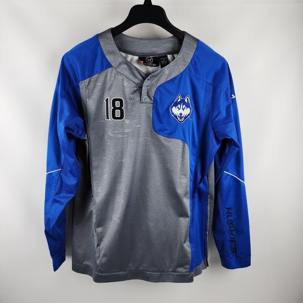 X-Grain Pullover Mens Medium Multi Huskies Sports L/S Shirt